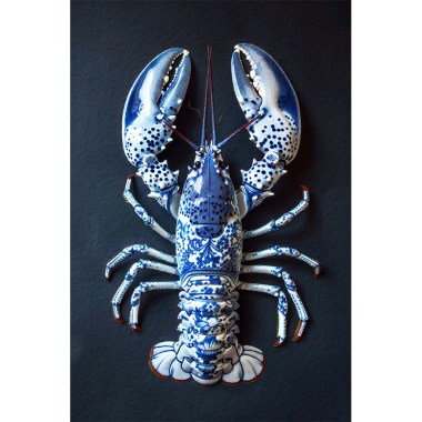 Lobster in Delfts Blauw